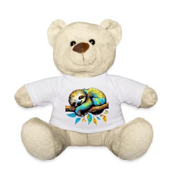 Faultier - Teddy - Weiß - Vorne