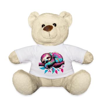 Faultier - Teddy - Weiß - Vorne