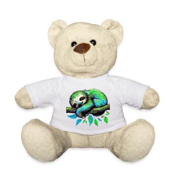Faultier - Teddy - Weiß - Vorne