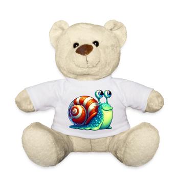 Escargot - Nounours - blanc - Devant