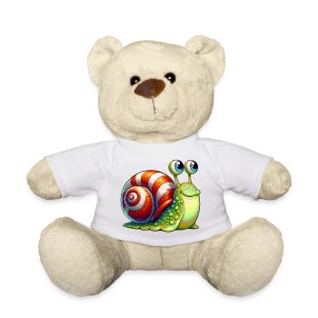 Escargot - Nounours - blanc - Devant