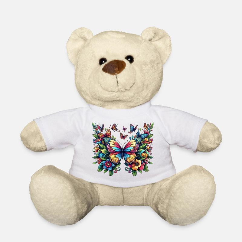 Schmetterlinge 1 - Teddy - Weiß