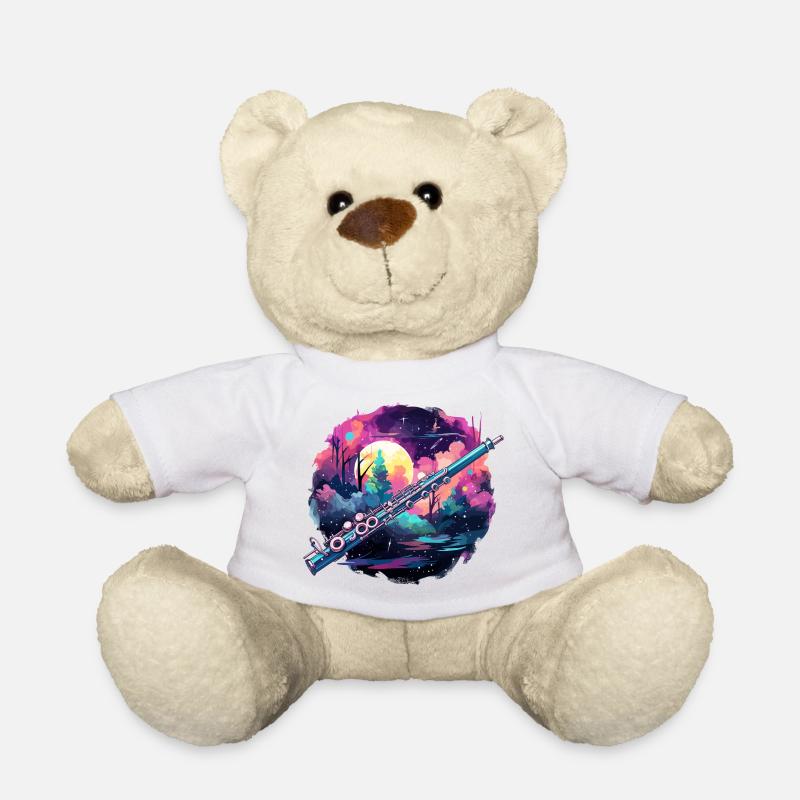 Flûte - Nounours - blanc