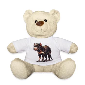 Tasmanischer Teufel - Teddy - Weiß - Vorne