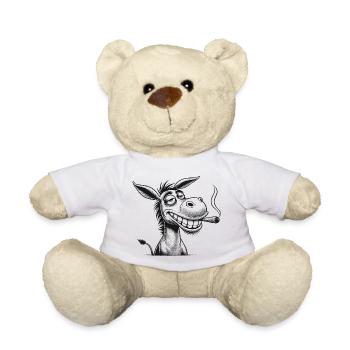Âne - Nounours - blanc - Devant
