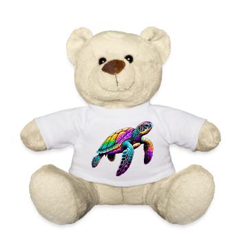 Turtle - Teddy Bear - white - Front