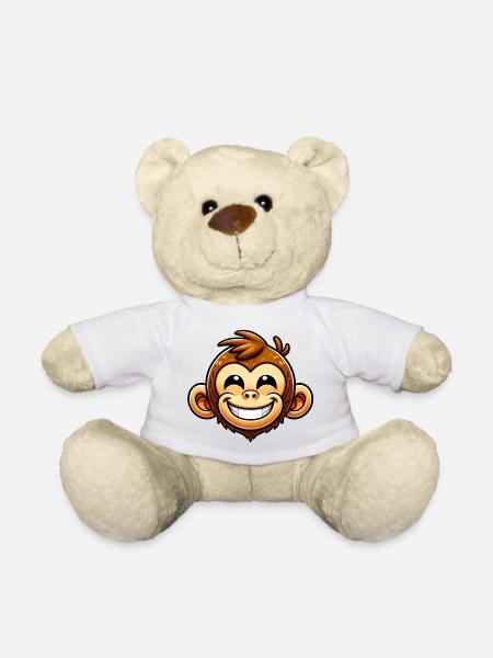 Affe - Teddy - Weiß