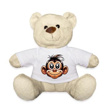 Singe - Nounours - blanc - Devant