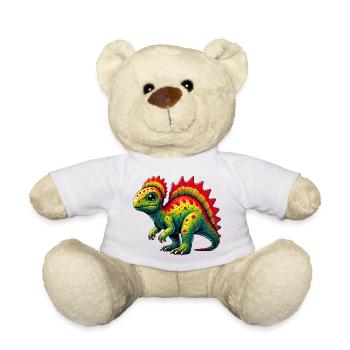 Dinosaure - Nounours - blanc - Devant