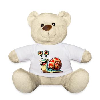 Schnecke - Teddy - Weiß - Vorne
