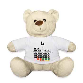 Kritisches Denken | bla bla bla nicht mehr - Teddy - Weiß - Vorne