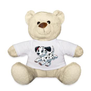 Dalmatian puppy - Teddy Bear - white - Front