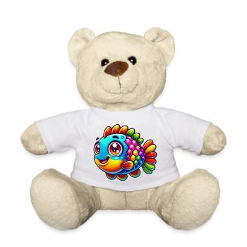 Poisson 1 - Nounours - blanc - Devant