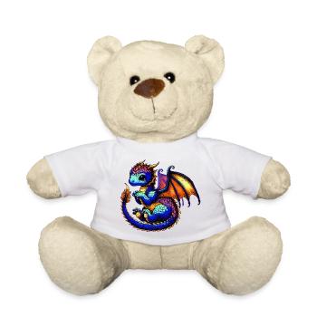 Drache - Teddy - Weiß - Vorne