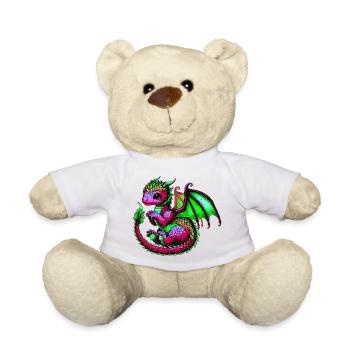 Drache - Teddy - Weiß - Vorne