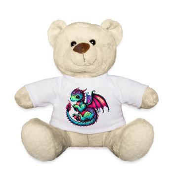Drache - Teddy - Weiß - Vorne