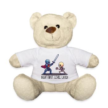 First Fight, Level Later – Ritter vs Skelett - Teddy - Weiß - Vorne