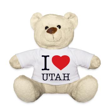 I LOVE UTAH - Teddy - Weiß - Vorne