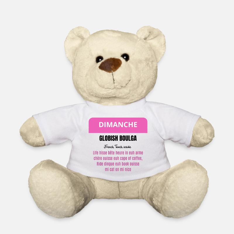 Dimanche - Globish Boulga - French Touch inside - Nounours - blanc
