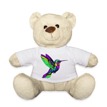 Hummingbird - Teddy Bear - white - Front
