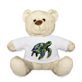 Sea turtle - Teddy Bear - white - Front