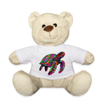 Sea turtle - Teddy Bear - white - Front