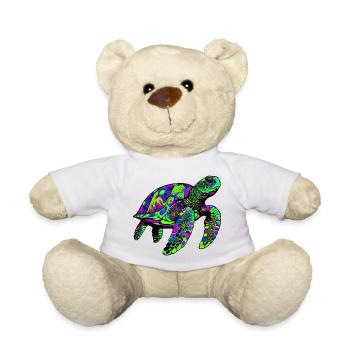 Sea turtle - Teddy Bear - white - Front
