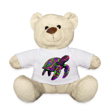Sea turtle - Teddy Bear - white - Front