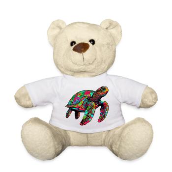 Sea turtle - Teddy Bear - white - Front