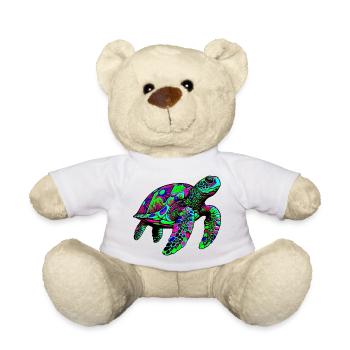 Sea turtle - Teddy Bear - white - Front