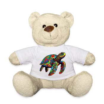 Sea turtle - Teddy Bear - white - Front
