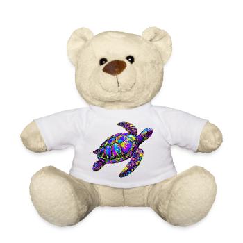 Sea turtle - Teddy Bear - white - Front