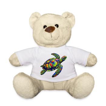 Sea turtle - Teddy Bear - white - Front