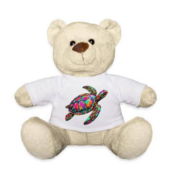 Sea turtle - Teddy Bear - white - Front