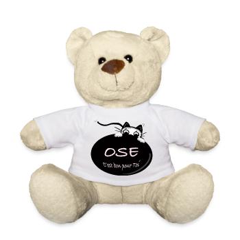 Bulle Happy Le Chat OSE - Nounours - blanc - Devant