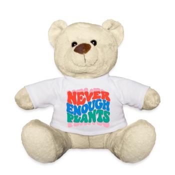 Jamais assez de plantes - Nounours - blanc - Devant