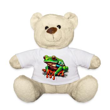 Frog - Teddy Bear - white - Front