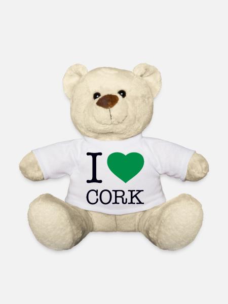 I LOVE CORK - Teddy Bear - white