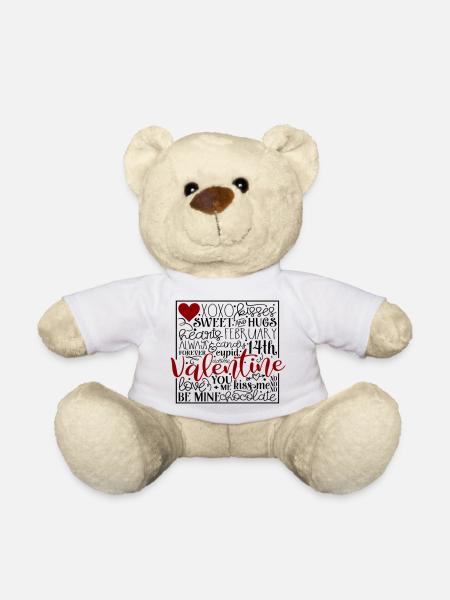 Valentine’s Day - Teddy Bear - white