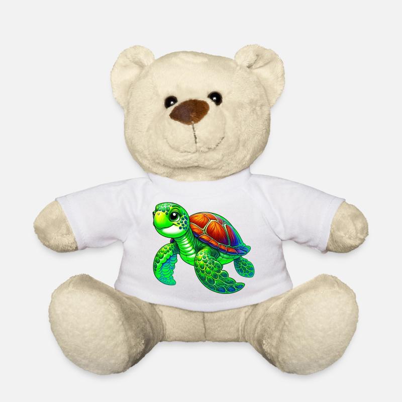 Tortue - Nounours - blanc