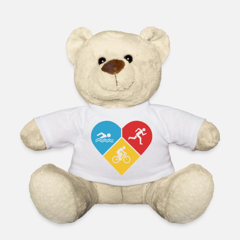 J’adore le triathlon - Nounours - blanc
