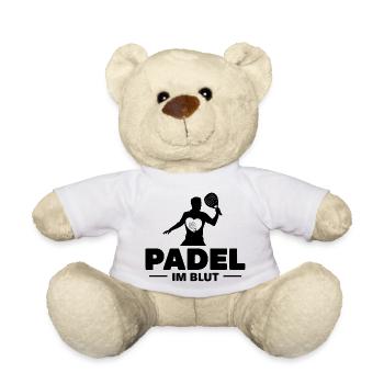 Padel im Blut 2 - Teddy - Weiß - Vorne