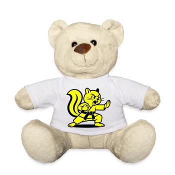 Karate Eichhörnchen! - Teddy - Weiß - Vorne