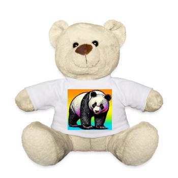 panda - Nounours - blanc - Devant
