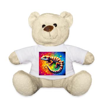 Gecko - Teddy Bear - white - Front