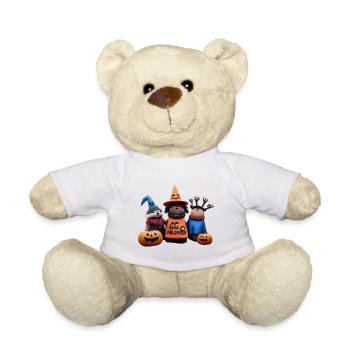 Trio de citrouilles effrayantes Wooligans | Tiere d’Halloween - Nounours - blanc - Devant