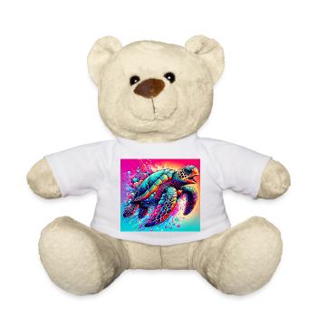 turtle - Teddy Bear - white - Front