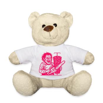 Horror Döner pink - Teddy - Weiß - Vorne