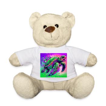 tortue - Nounours - blanc - Devant