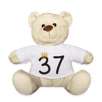 37 - Teddy Bear - white - Front